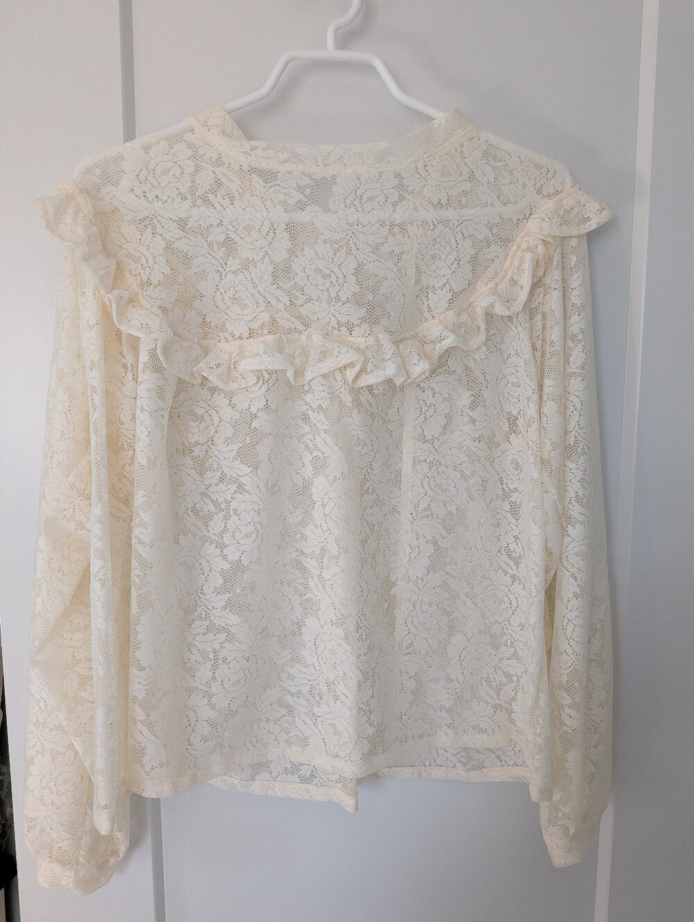 Lace Ruffle Top